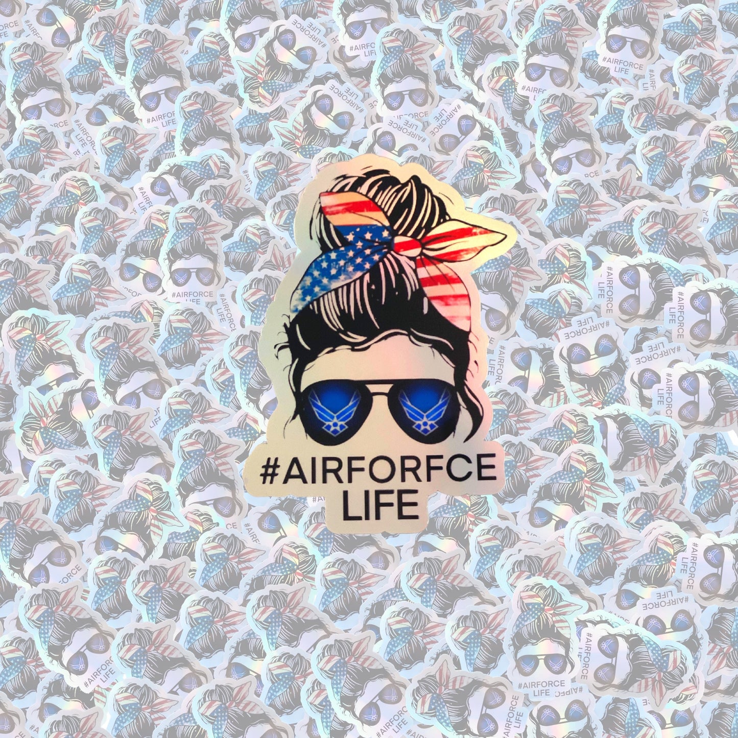 Female Air Force Sticker