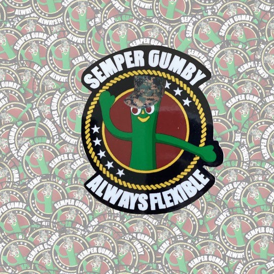 Semper Gumby Sticker