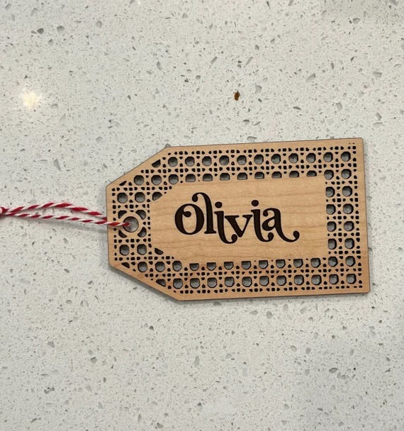 Personalized Stocking Tags/Gift tags/ Boho