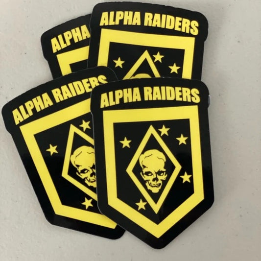 1/4 Alpha Raider Sticker