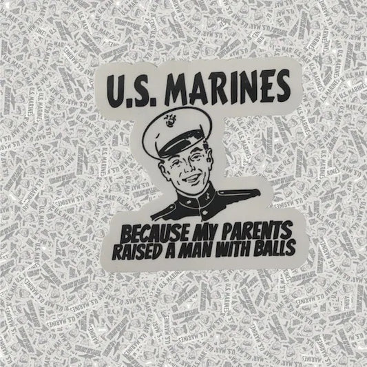 Marines Have Balls Sticker